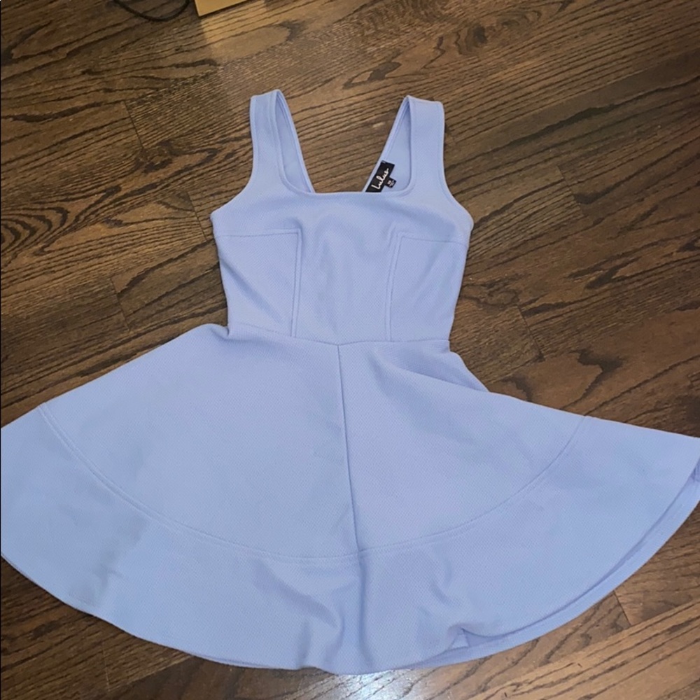 Lulus Home Before Daylight Periwinkle Dress
